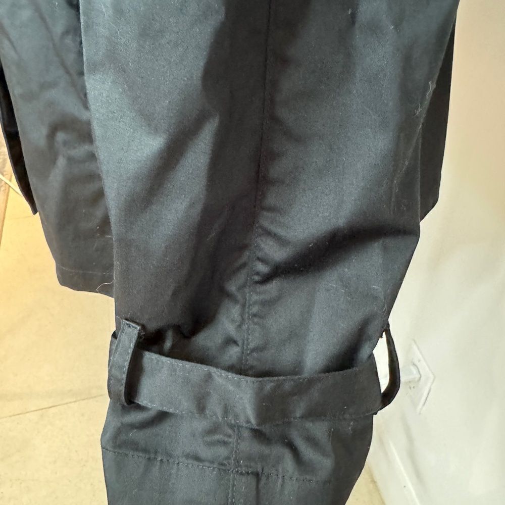 NORMA KAMALI Jacket Black Cropped Swing Lightweight Coat Women's Sz 10 - Picture 3 of 7